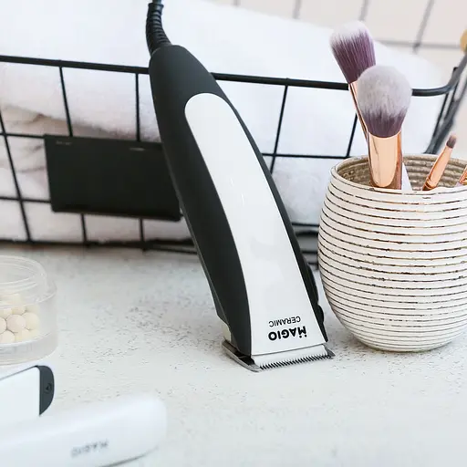 Машинка для стрижки волос Magio МG-582, 25Вт, 4 нас., верхнее лезвие керамическое, нижнее-стальное. - фото 4