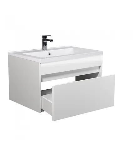 Тумба Мойдодир Prime 70-А з умивальником Cosmo 70 підвісна Білий - фото 5