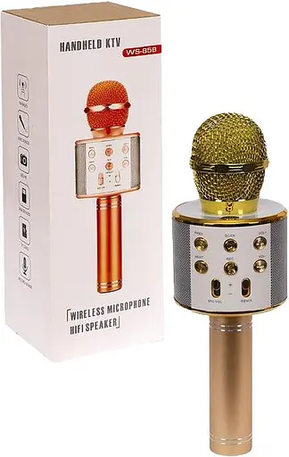 Микрофон беспроводной караоке Bluetooth, WS-858