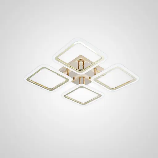 Люстра светодиодная акриловая Valeso V K39205-4 GD - фото 2