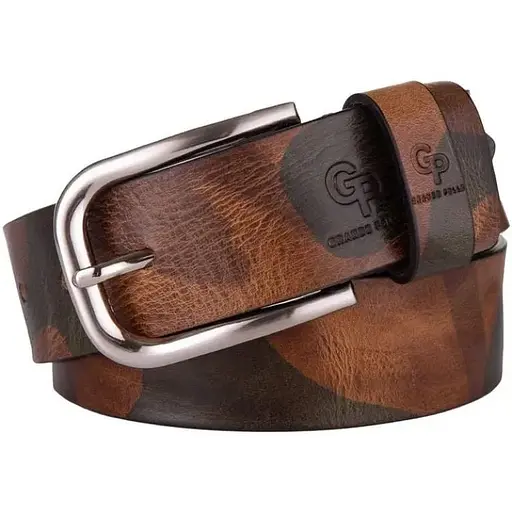 Ремінь шкіряний Grande Pelle чоловічий 120х3,5 см acs0024434 - фото 1