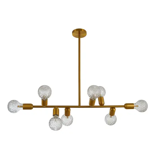 Люстра Brille галогенная молекула G9 40W BZ (BL-870S/8)