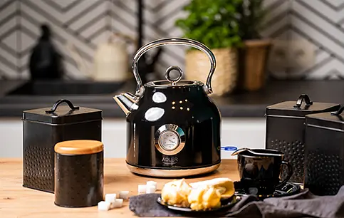 Чайник электрический с термометром Adler AD 1346 Black - фото 10