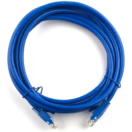 Патч-корд литий Ritar UTP, RJ45, Cat.6, 25m, синій