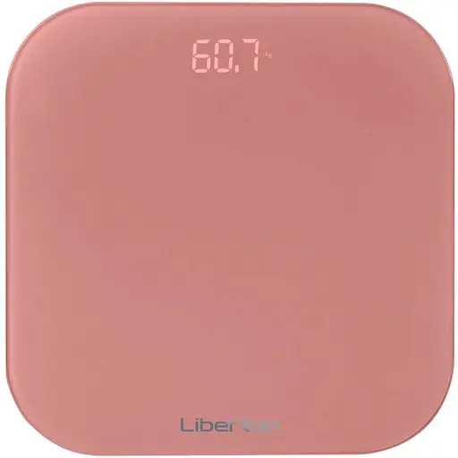 Ваги підлогові Liberton LBS-0811, LCD-дисплей, максимальна вага 180кг, точність вимірювання 100г, матеріал поверхні ударостійке