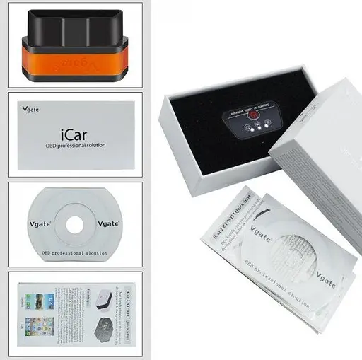 Автосканер Vgate iCar2 BLUETOOTH - фото 2