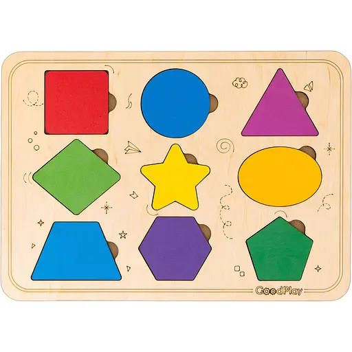 Пазл-сортер GoodPlay Фігурний світ (PS-4-001)