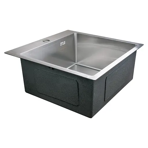 Кухонна мийка Kroner KRP Gebürstet - 5050HM (3,0/1,0 мм) (CV022800) - фото 3