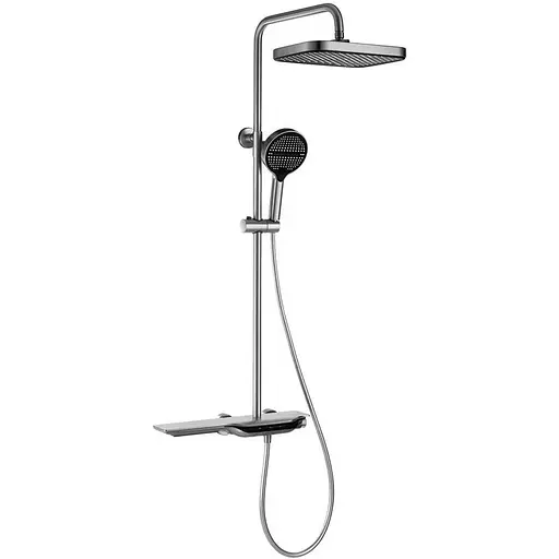 Душова система з термостатом Mixxus Premium Space-009-J MI7012, Хром - фото 1