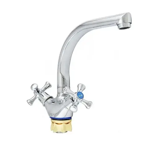 Смеситель для кухни Udis DTZ4-D827 двухвентильный Хром 30412 - фото 1