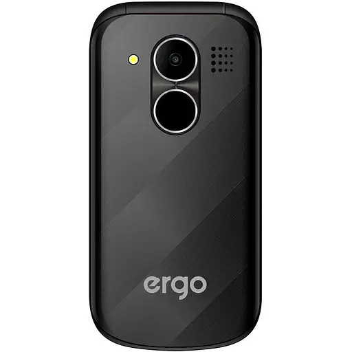 Мобільний телефон бабушкофон Ergo F241 Black - фото 4