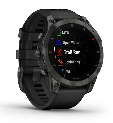 Смарт-часы Garmin Epix Gen 2 Sapphire - Black Titanium (010-02582-10/11/18) - фото 3