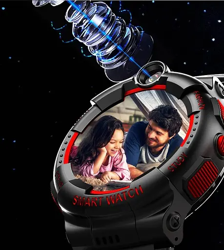 Детские умные смарт-часы Wonlex KT25 с камерой WI-FI GPS SIM-карта видеозвонок Black (17771) - фото 3