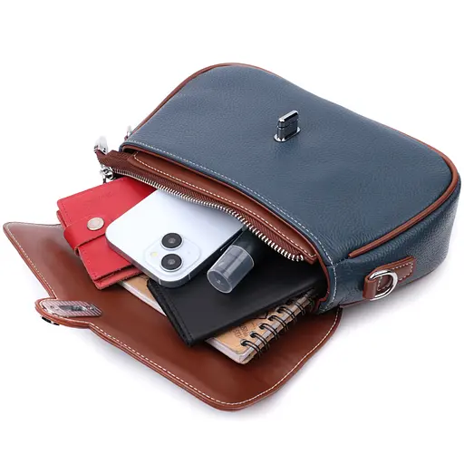 Кожаная женская сумка Vintage 24.5х15х7.5 см sum0026574 - фото 10