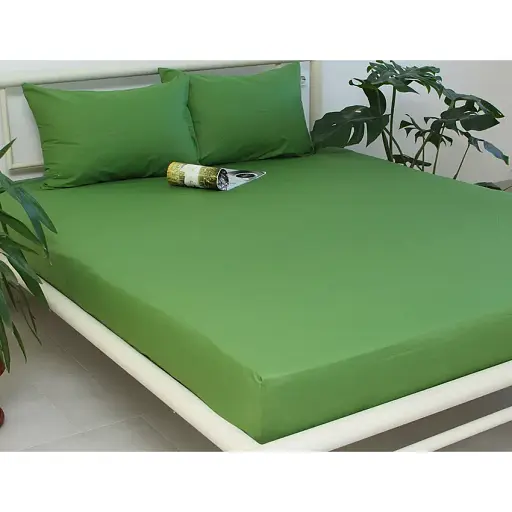 Простирадло на резинці з наволочками TAG Tekstil Cactus 160х200х20 см 000224340