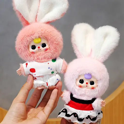 Колекційна м'яка іграшка з кільцем Pop Top Baby Three Cureplaneta Макарончики (CRP2605) - фото 4