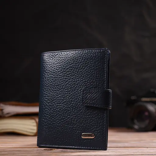 Мужской кожаный кошелек Canpellini 10х13х1.5 см acs0025721 - фото 6