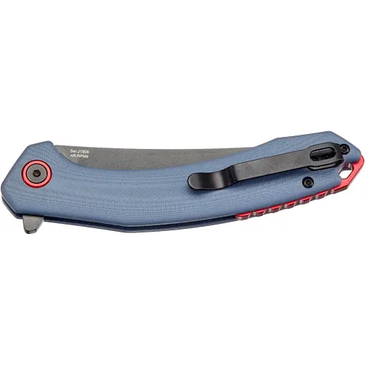 Ніж CJRB Gobi Black Blade Gray blue - фото 4