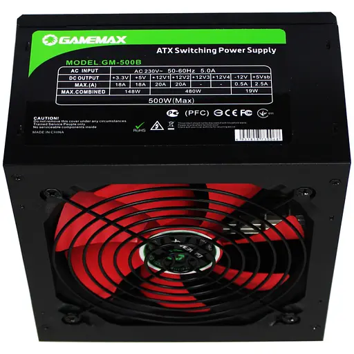 Блок живлення Gamemax 500W (GM-500B) - фото 3