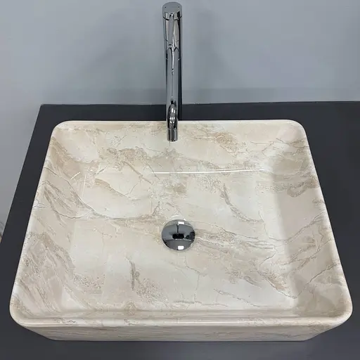 Умивальник VBI Asti M labradorite накладний VBI-013005 - фото 6