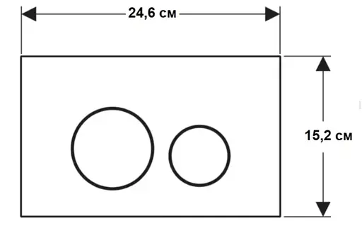 Клавіша змиву Geberit Sigma40 round 115.628.SJ.1 скло, чорний глянцевий, Чорний - фото 3