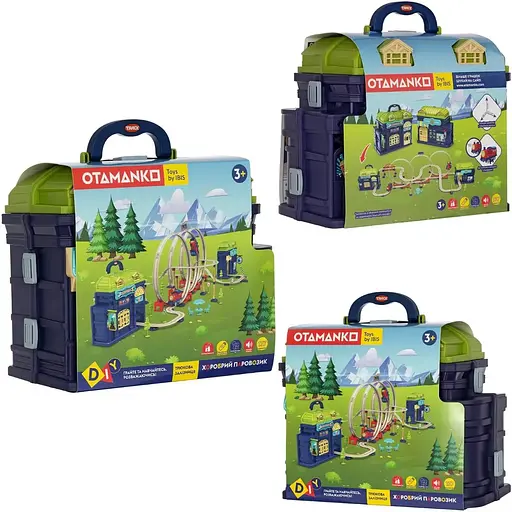 Ігровий набір Otamanko Хоробрий Паровозик трюкова залізна дорога 137 деталей - фото 9