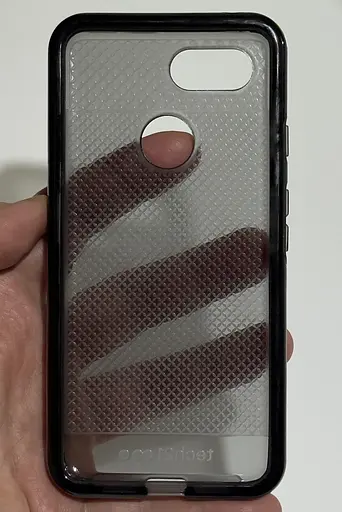 Оригінальний протиударний чохол Tech21 Evo Check для Google Pixel 3 (5.5") Smokey Black - фото 5