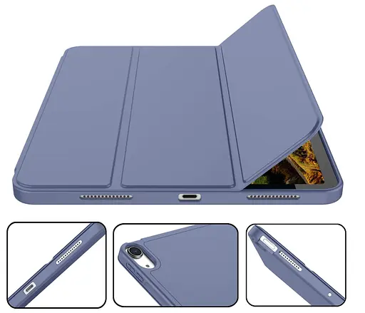 Чохол-книжка CDK Еко-шкіра силікон Smart Case cлот cтилус для Apple iPad Air 10.9" 4gen 2020 (015026) lavender - фото 3