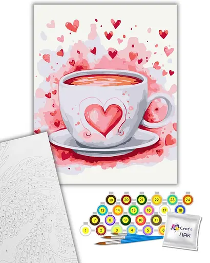 Набор для росписи ArtCraft Волшебная чашка 40 x 50 см (12037-AC) - фото 2