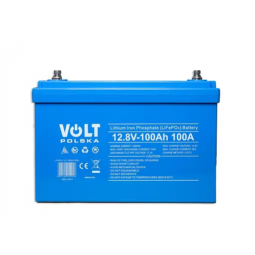 Акумуляторна батарея Volt Polska LiFePO4 12.8 V 100 Ah 100 А + BMS + Bluetooth - фото 2