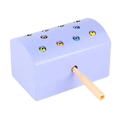 Дерев’яна рибалка магнітна, гусениці 10 шт., вудка, MD1952 (В асортименті) - фото 3