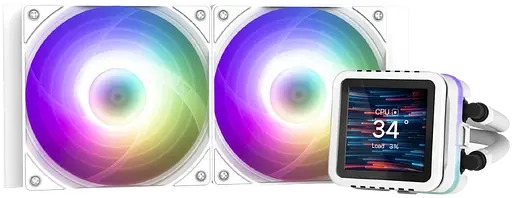 Водяное охлаждение Zalman Alpha2 DS A24 ARGB White (ALPHA2DSA24WHITE)