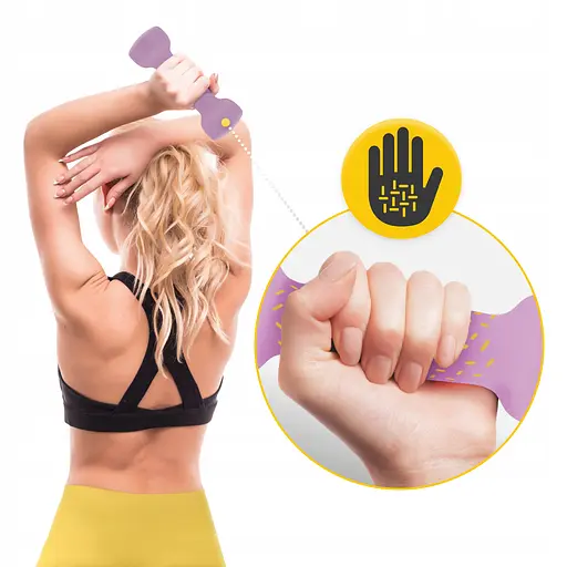 Набор гантелей виниловых 4FIZJO Classic 7 кг со стойкой (P-5905973403221) - фото 2