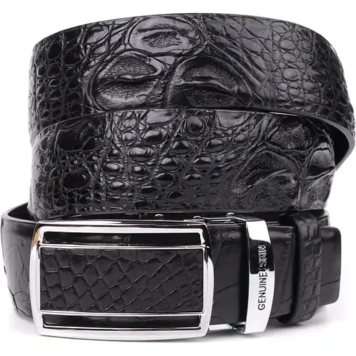 Ремень-автомат Crocodile Leather 3,7х115 см acs0029609 - фото 1