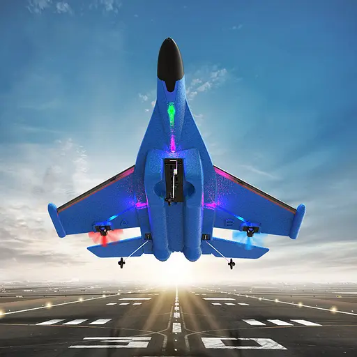 Літак на радіокеруванні SCHE HW37 New Foam Blue - фото 2