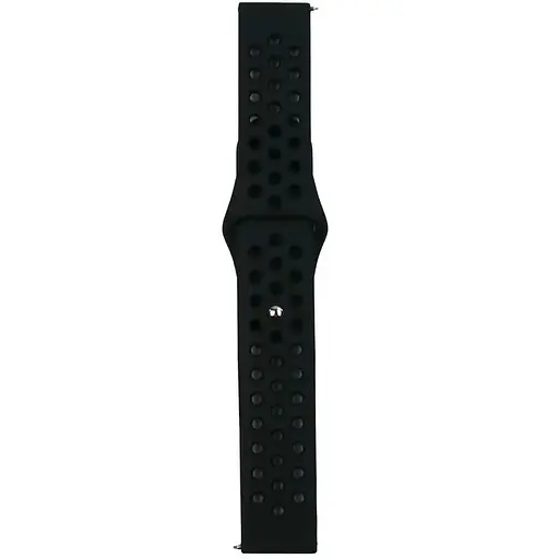 Ремінець Nike Sport 22mm Samsung Watch Gear S3/Xiaomi Amazfit Чорний S - фото 1