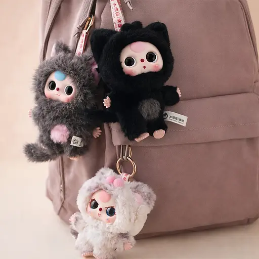 Колекційна м'яка іграшка-сюрприз з кільцем Pop Top Baby Three Котики та песики (CRP2601) - фото 10