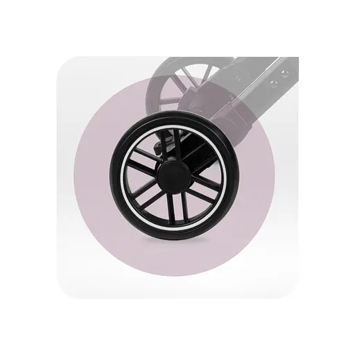 Коляска прогулянкова MoMi Estelle Light Black-Silver (WOSP00051) - фото 12