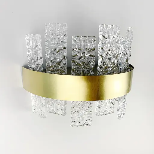 Бра дизайнерське з крижаними пластинами Line F MB 8082 - фото 8