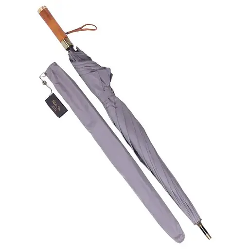 Парасоля-тростина Yiwu HP-23-6G складна напівавтомат 124 см сіра - фото 4