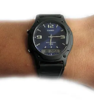 Стильні чоловічі наручні годинники Casio оригінал Японія Collection AW-49HE-2AVEG з полімерним ремінцем - фото 3