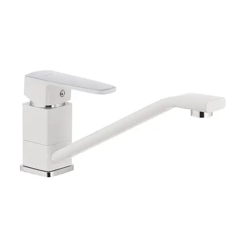 Смеситель для кухни white Mixxus Missouri 555 MI0594 Белый матовый - фото 1