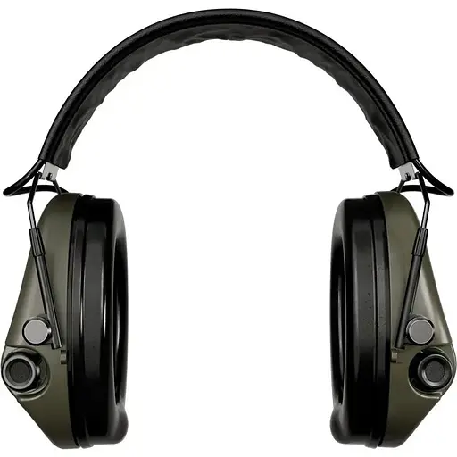 Активные наушники Sordin Supreme MIL AUX Slim с верхним держателем зеленые - фото 3