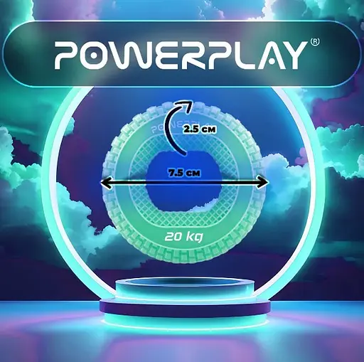 Еспандер кістьовий PowerPlay силіконовий PP-4333 Hand Grip Medium 20 кг Зелений (PP_4333_Green_20kg) - фото 6