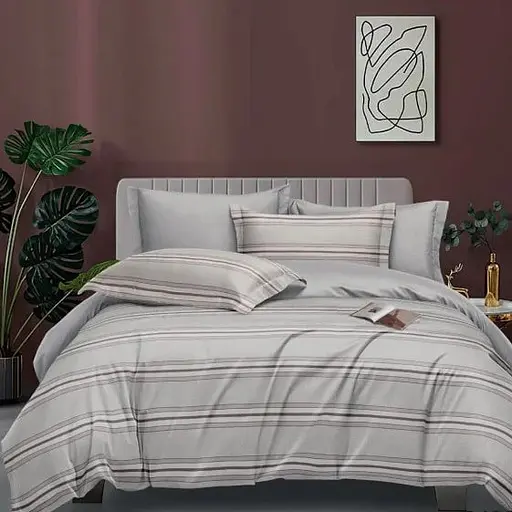 Комплект постільної білизни Viluta двоспальний ранфорс 24267 100% бавовна - фото 1