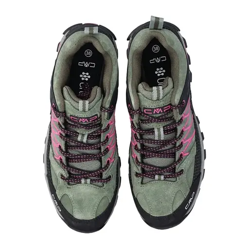 Кросівки CMP Women's Rigel Waterproof Shoes with Suede Upper 37 Green/Pink (1097-3Q13246-50ES 37) - фото 4