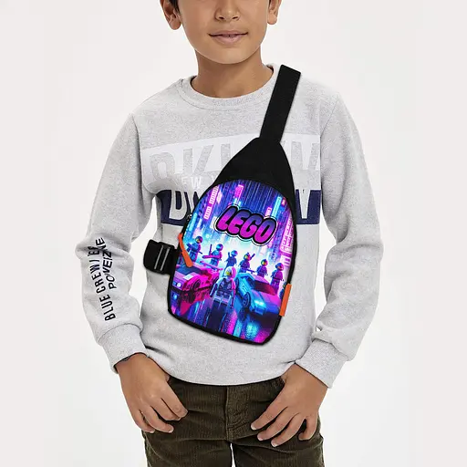 Сумка через плече дитяча Lego 29х17 см сумка слінг для хлопчика (01948)