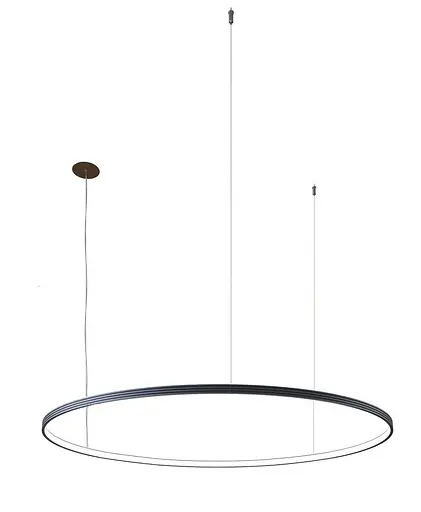 Світильник підвісний Kloodi KD-RG ONE UP 800 48W 3К BK - фото 1