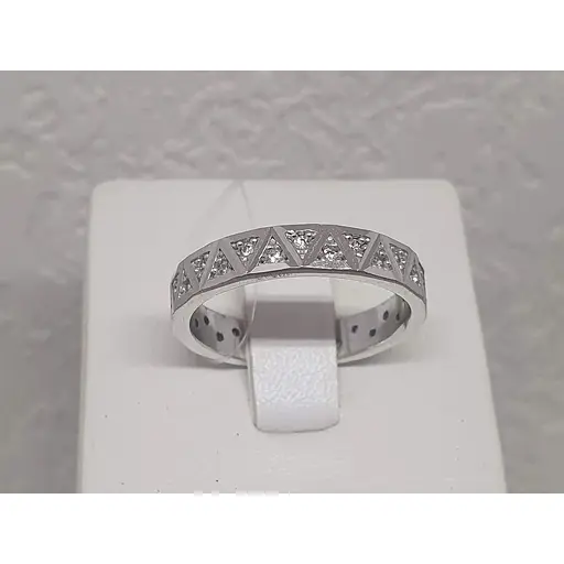 Серебряное кольцо Qvaliz с фианитами. 901-00237 19 - фото 4