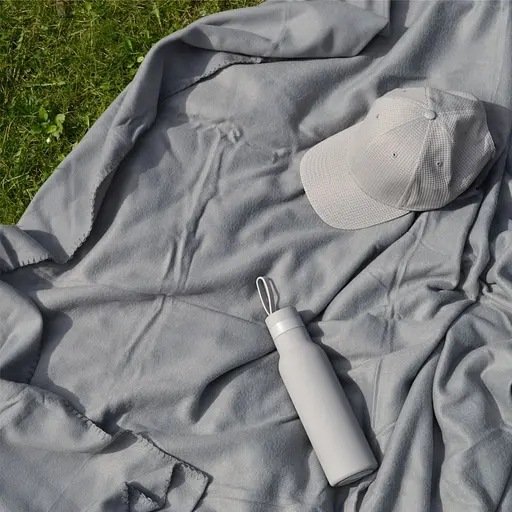 Плед Bergamo Warm флісовий з чохлом 180х150 см сірий (202311pl-07) - фото 5